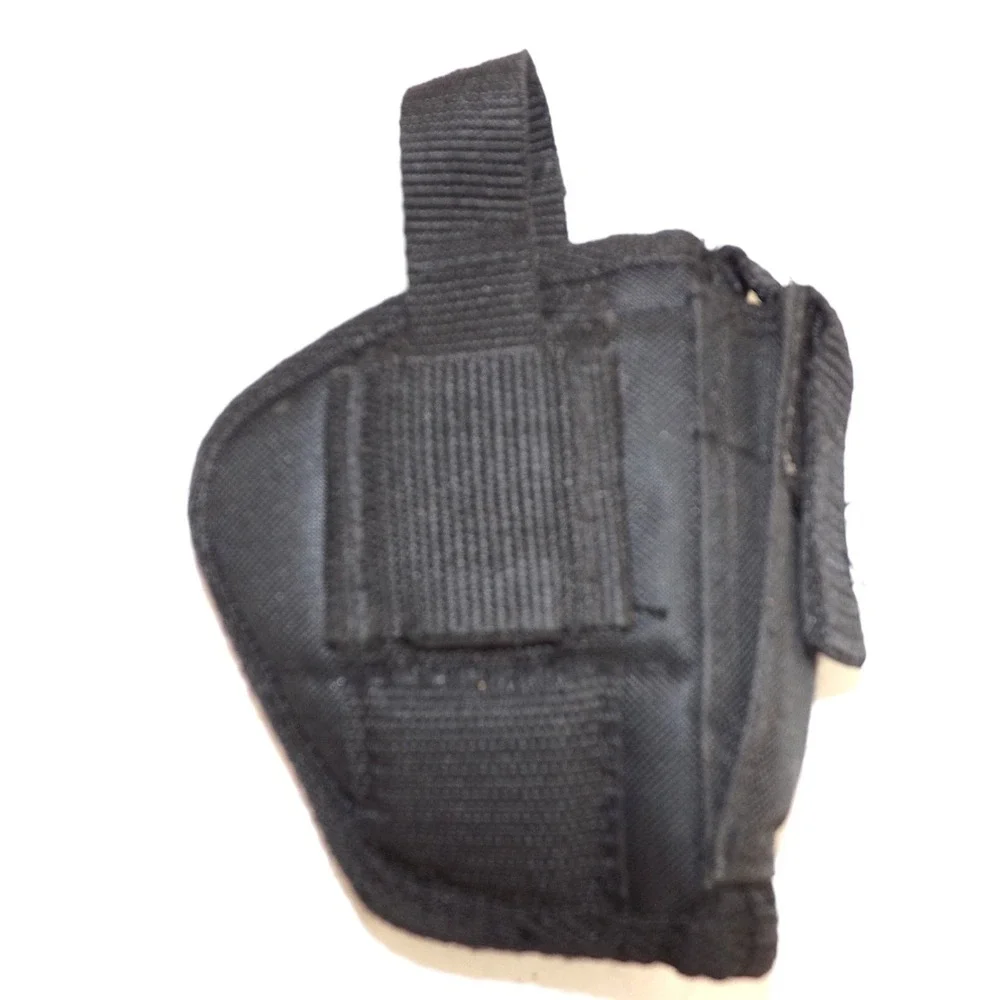 Bulldog SIZE 30 Gun Holster with Extra-Magazine Holder Black - AMBIDEXTEROUS